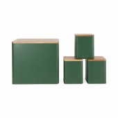 BW12900G Toronto 4-Piece Countertop Set, Green