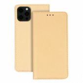 Magnetinis dėklas-knygutė Xiaomi Redmi Note 11 / Note 11S, auksinis