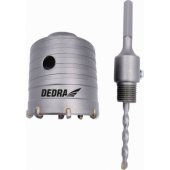 Dedra 65mm HM crown drill bit with HEX shank