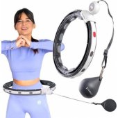 _7200802 HHM15 HULA HOOP BLACK WITH MAGNET AND WEIGHT + HMS COUNTER