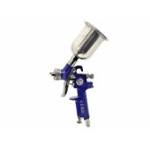 Geko HVLP mini dažų purškimo pistoletas 125 ml 0,8 mm, metalinis bakelis (20)