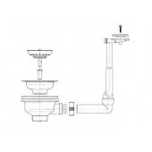 VALVE - BASKET STOPPER WASTE 3 1/ 2