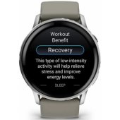 Venu 4 45mm Silver with Silver Gray Silicone Band 010-03014-01