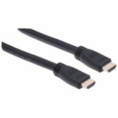 Manhattan monitoriaus kabelis HDMI/ HDMI V2.0 M/ M Ethernet CL3 10m juodas