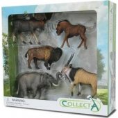 Figurka Collecta Zestaw 5 dzikich zwierząt w opakowaniu 89674 COLLECTA