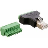 65389 Adapter RJ45M Terminal Block 8-pin