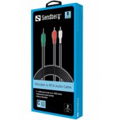 MiniJack-M-2xRCA-M 2 m