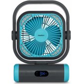 LIFE Camping Fan E10 TF (MD 12065) Grey/ Blue