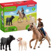 Schleich Farm World jojimo vakarietišku stiliumi žaidimo figūrėlė