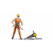 Construction worker with accessories (60020)