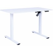 ERGO FIT rašomasis stalas su 1 varikliu 120x60xA71,5-116cm baltas