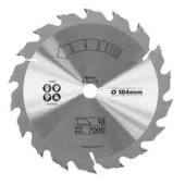 Stanley TCT/ HM 190x16mm 18-tooth carbide wood circular saw S