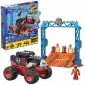 Hot Wheels Monster Trucks Bone Shaker Crash Set, žaislinė transporto priemonė (151 piec