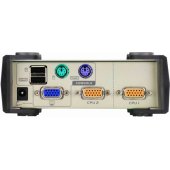 2 prievadų PS/ 2-USB VGA KVM jungiklis