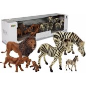 Figurka LeanToys Zestaw figurek zwierzęta safari