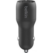 Dual USB-A Car Charger 12W x 2 Black