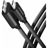 Axagon Data and power suply USB 3.2 Gen1 cable lengh 1 m. 3A.