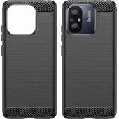 „Carbon Case Xiaomi Redmi 11A/ Poco C55/ Redmi 12C“, juodas