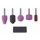 Wolfcraft set of grinding stones shank 6mm 5pcs. (2144000)