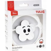 Tullo Grzechotka kwiatek czarno-biały Tullo