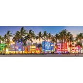 Ravensburger Puzzle Panorama - Night Lights on Ocean Drive (1000 piece