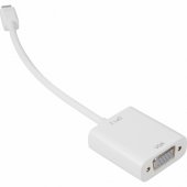 Adapter VGA to mini DisplayPort 15 cm White