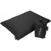Travel Pillow Down L 90/ 10 Down Charcoal