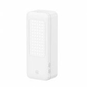 Multifunctional Phone Holder with LED Light White