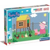 Clementoni CLE puzzle 60 maxi SuperColor Peppa Pig 26590