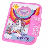 Dienoraščio užrašinė Code Unicorn, balso įrašymo ir viktorinos melodijos, rožinė