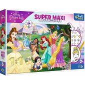 Trefl Double-sided Puzzle 24 pieces Super Maxi Disney Merry Princes