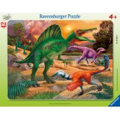 _6820905 Ravensburger Frame Puzzle 42 pc Dinosaur