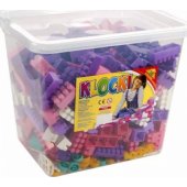 BLOCKS LARGE CONSTRUCTION CONTAINER FOR GIRLS 500 EL.