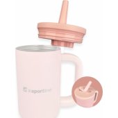 Atsarginis dangtelis izoliuotam kelioniniam puodeliui Cocoanna 1200ml, rožinis