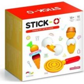 Magformers Stick-O magnetinės kaladėlės, 16 dalių maisto gaminimo rinkinys