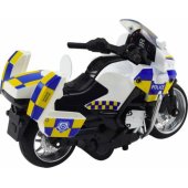 Police Motorcycle Pull Back Alloy