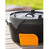 Scraper With Ridges For Dutch Ovens and Fire Skillets