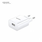 Usams US-T18 išmanusis vieno USB lizdo 2,1 A greitasis tinklo įkroviklis