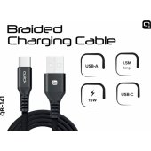 QB-141 Pintuotas USB / USB-С 1.5m
