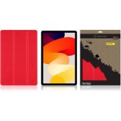 Knygos tipo trijų dalių dėklas Xiaomi Redmi Pad SE 8.7" raudonas