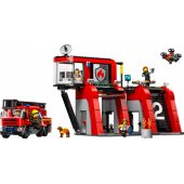 Fire Station with Fire Truck 60414
