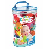 Clemmy spalvingas 40 minkštų kaladėlių rinkinys Clementoni 17878