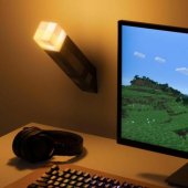 Paladone Minecraft fakelo šviestuvas PP9202MCF