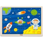 Viga Viga 51461 dėlionė ant pagrindo, 24 detalės – kosminis nuotykis