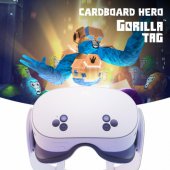 Oculus Quest 3s VR Headset 128GB Gorilla Tag Cardboard Hero Bundle