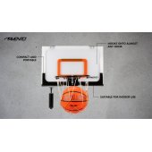 Mini krepšinio rinkinys AVENTO 47BM su krepšiu + kamuoliu + pompa