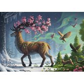 Ravensburger Jigsaw Puzzle The Deer as the Herald of Spring (1000 Piec