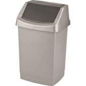 Curver tilting trash garbage can gray (04044-877-65)