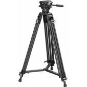 Heavy-Duty Fluid Head Tripod AD-01