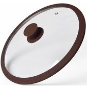 9969 Arcades Glass Lid 26 cm Dark Brown